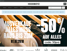 Tablet Screenshot of hoodboyz.de